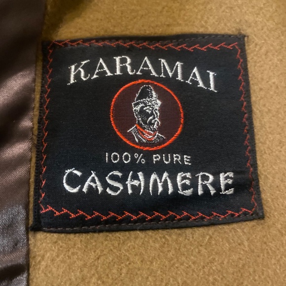 Karamai 100% Cashmere vintage 1949 overcoat trench coat - Picture 3 of 5